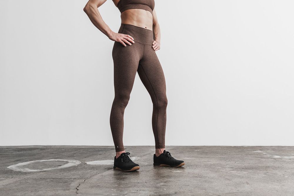 Leggings NOBULL Femme Marron - NOBULL High-Rise,France (7821-IYONX)